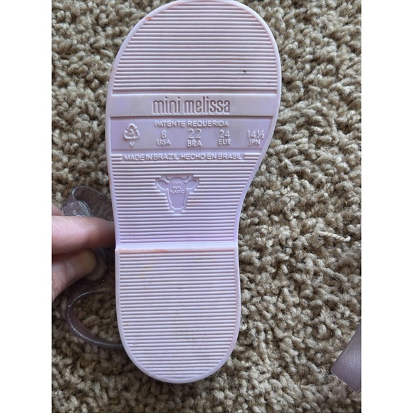 Mini Melissa Disney Mar Sandal Princess Ariel Little Mermaid Sandals Shoes 8 - Picture 15 of 16